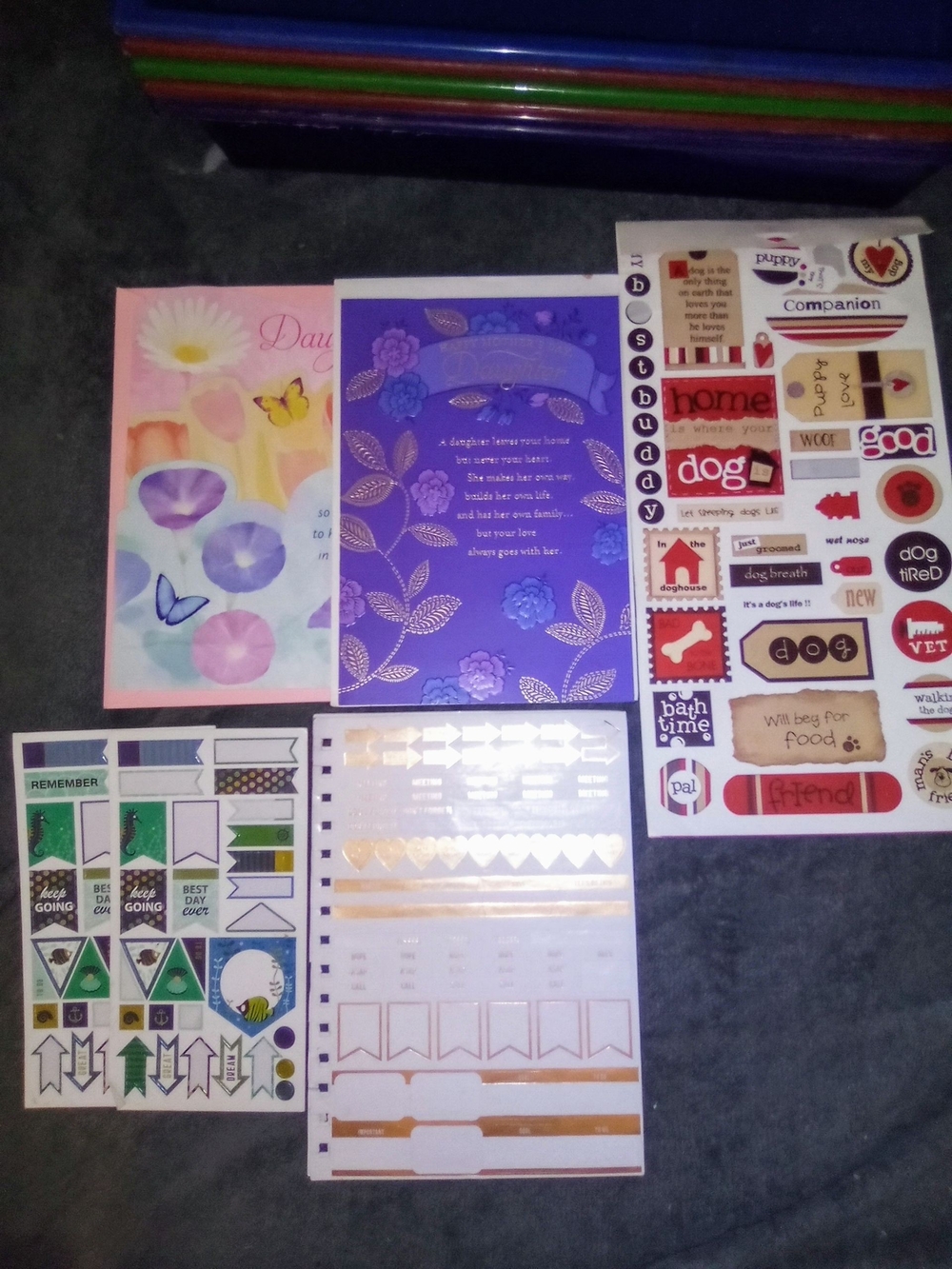 Stationary And Stickers Bundle